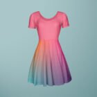 Gradient_Blocks_38_Wavy_Dress