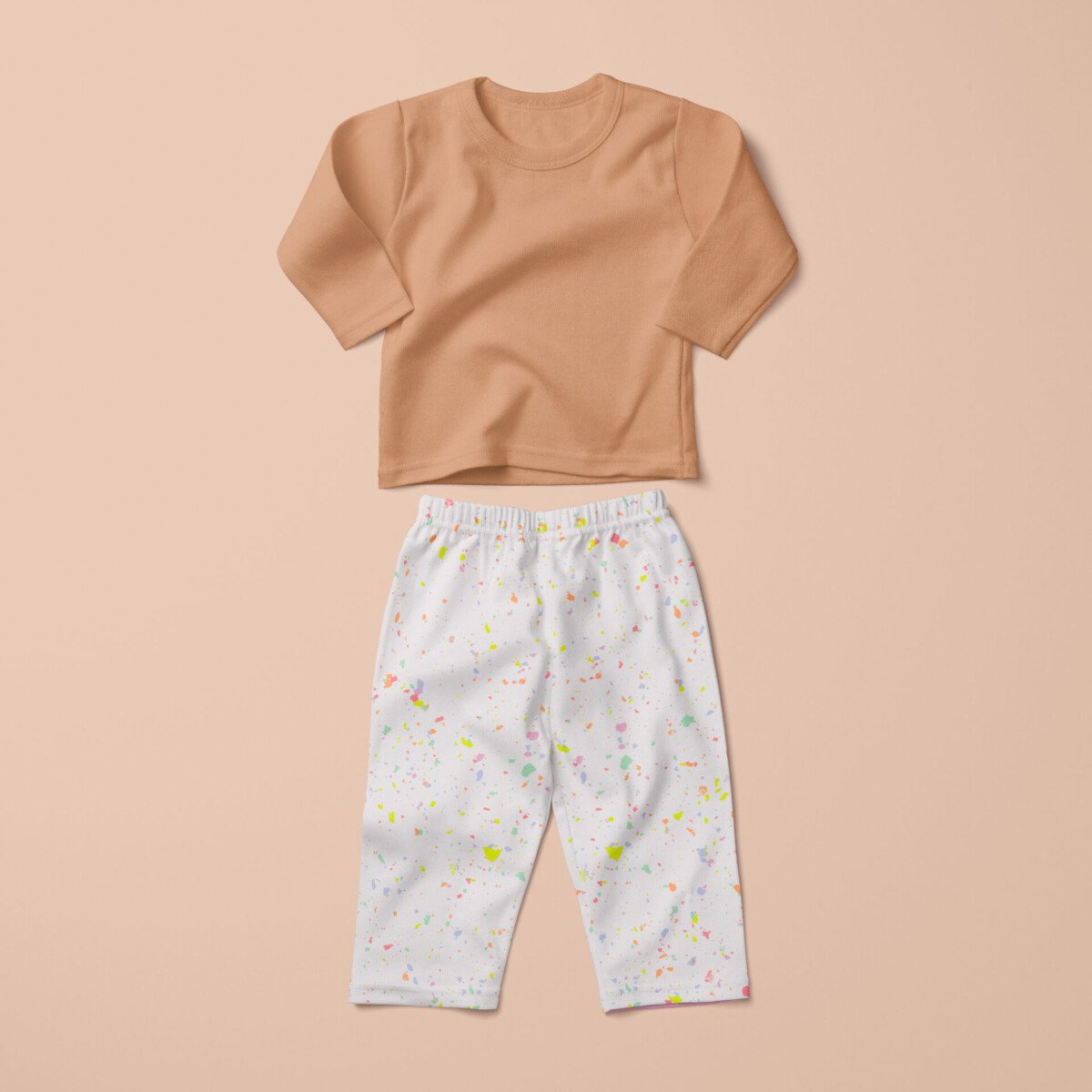 fleck_15_multi_Baby_Long_Sleeve_Pyjama