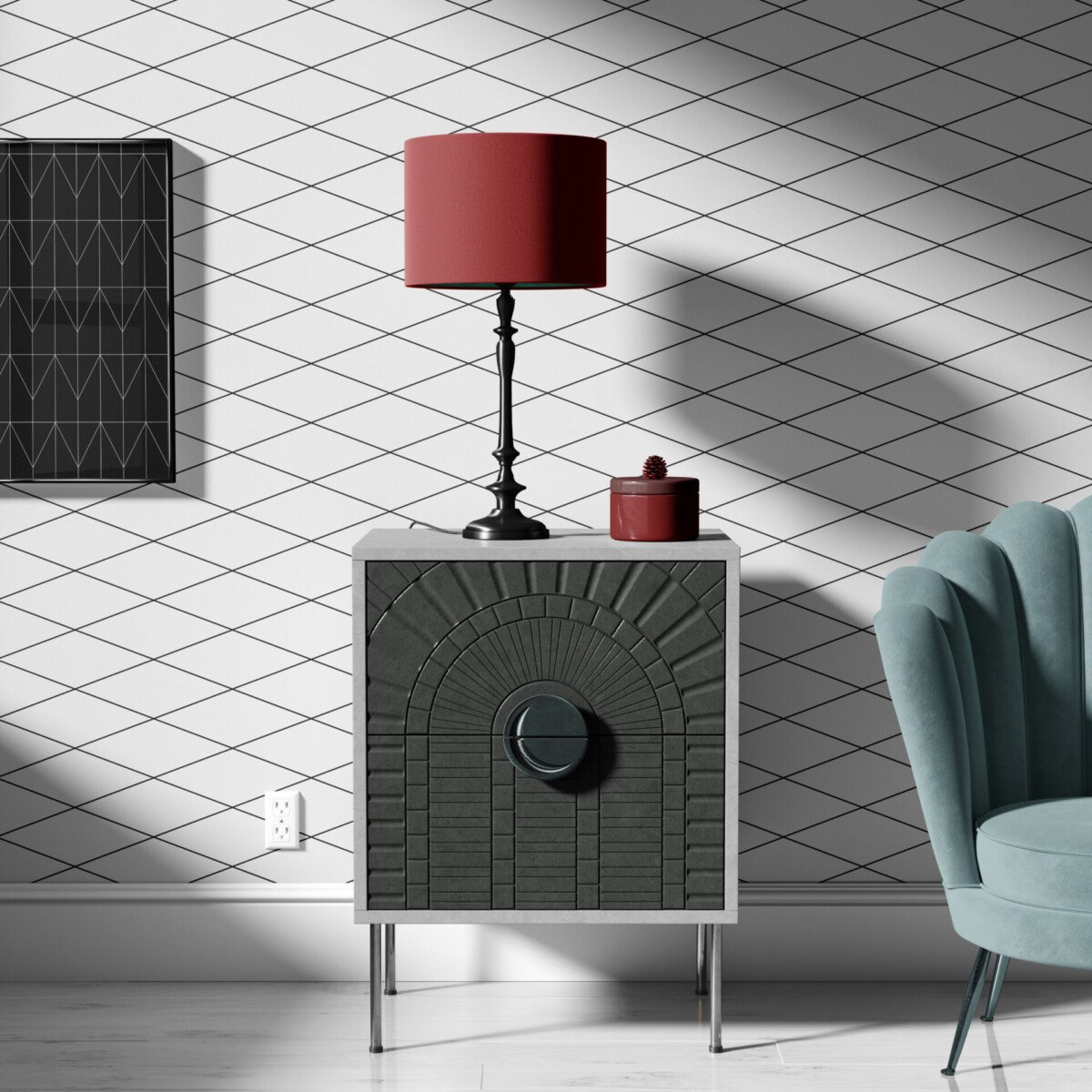 geowire_2_23_Drum_Lampshade_Lamps