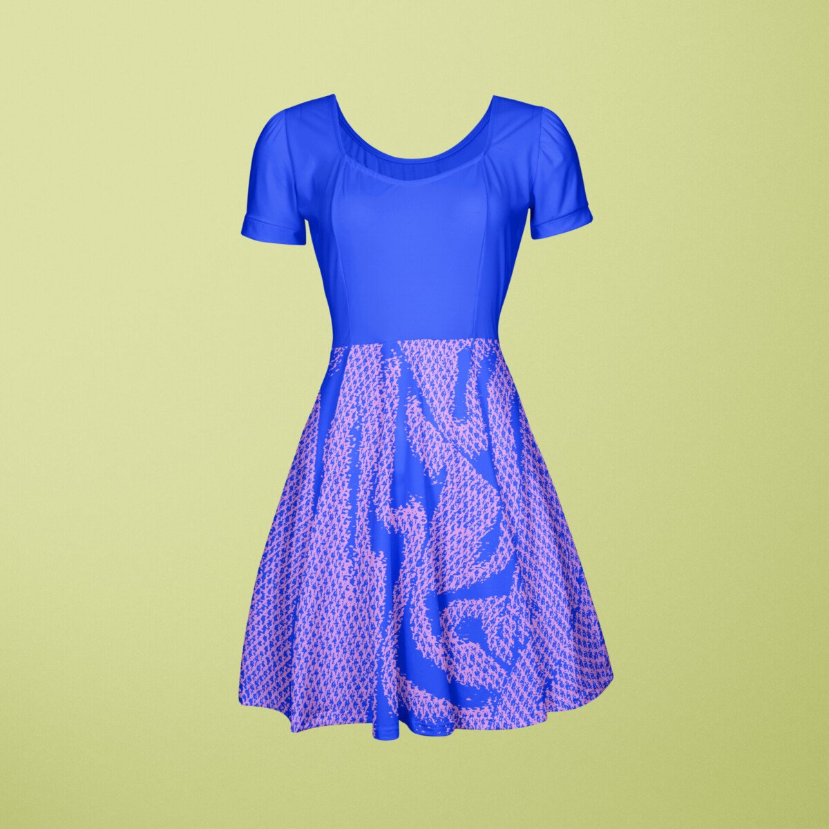 mesh_15_color_1_ Wavy_Dress