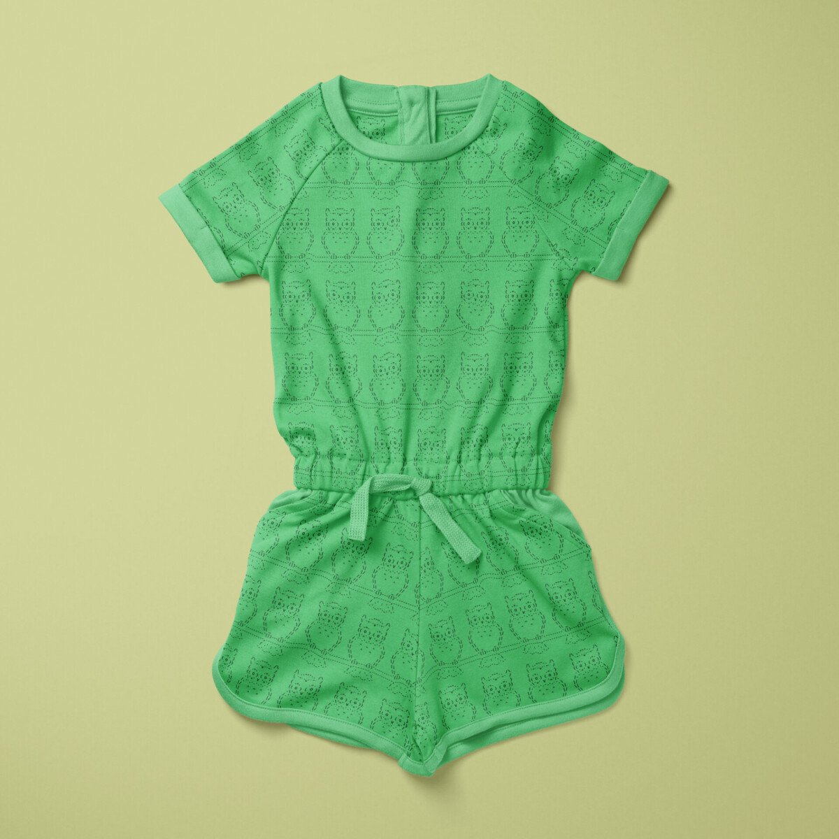 asciiart_hellomart_7b_Girl's_Cotton_Playsuit
